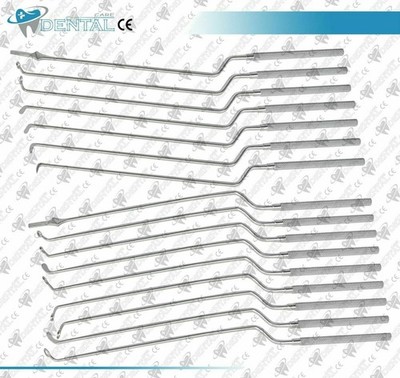 Hardy Hypophysen-Neuro-Küretten-Set mit 16 chirurgischen Instrumenten...