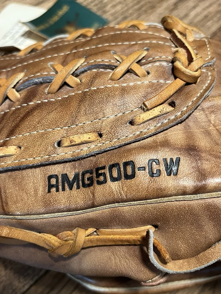 Vintage Nokona Baseball Glove AMG500-CW Left Hand Thrower Softball Baseball 13” - Image 2 of 4