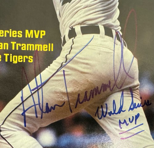 Alan Trammell Signed Autographed Sports Illustrated Magazine JSA - Picture 2 of 4