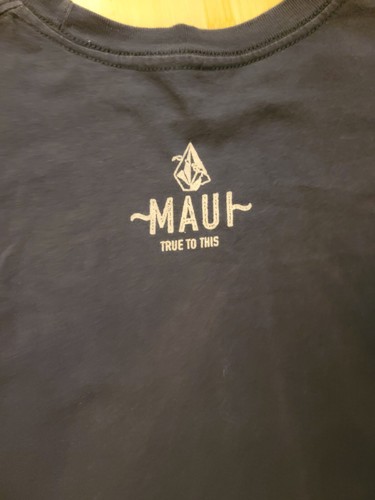 Volcom Hawaii Men Tshirt Maui Large Blue Surf Lahaina Short Sleeve FLAW 62491 - Picture 9 of 13