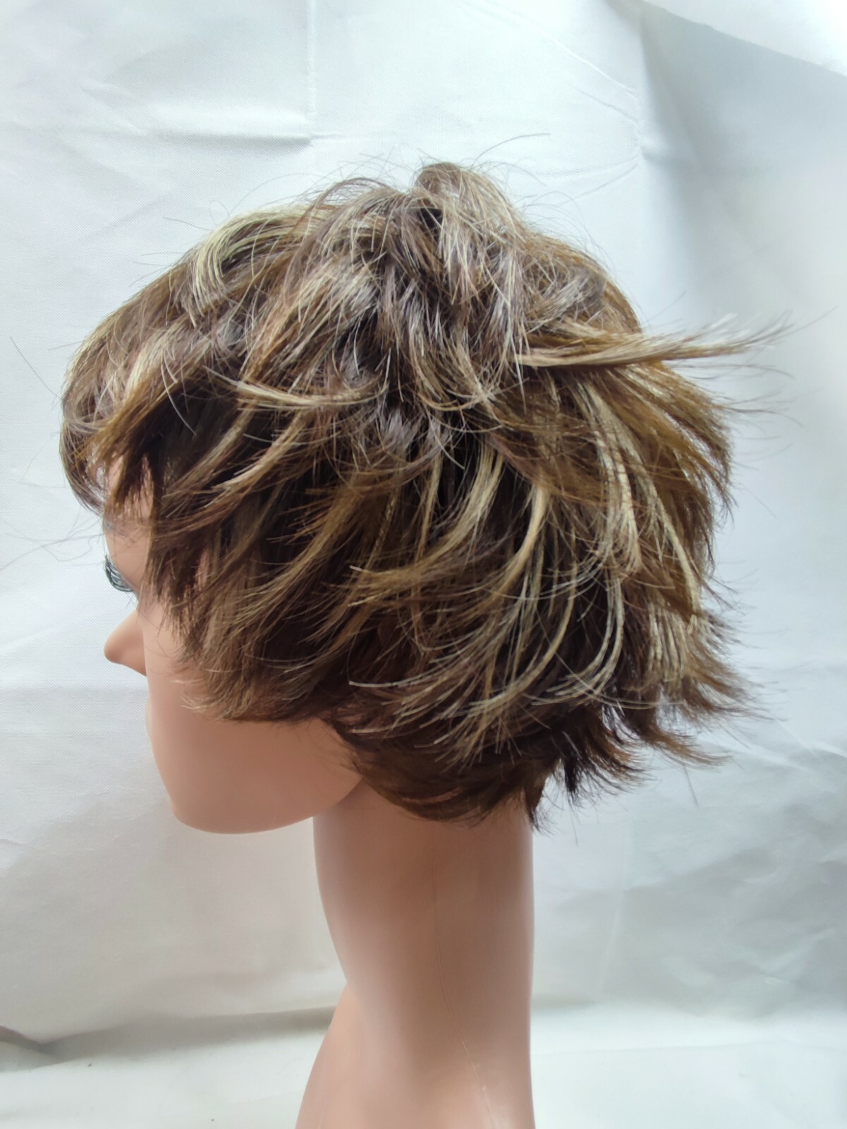 Rene of Paris Amore TOVA Iced Mocha Brown highlighted Short Cropped