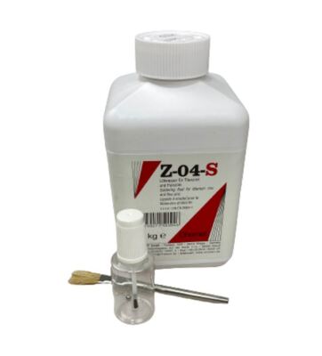 Lötwasser ZD 1 kg oder Kleinflasche 20 ml mit Pinsel Weichlöten Löten Lot