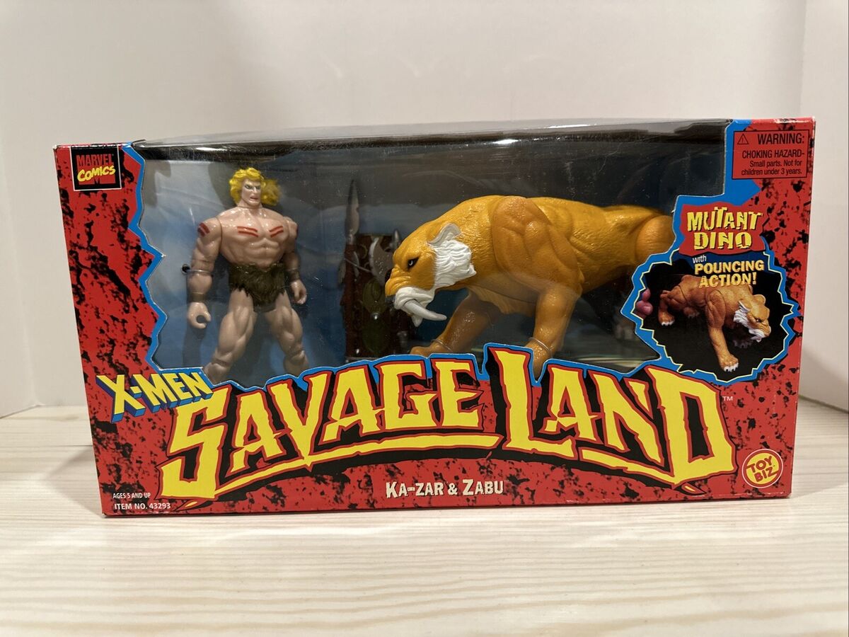 NEW 1997 Marvel Comics X-Men Savage Land Ka-Zar & Zabu NEW 1997 Marvel Comics X-Men Savage Land Ka-Zar & Zabu