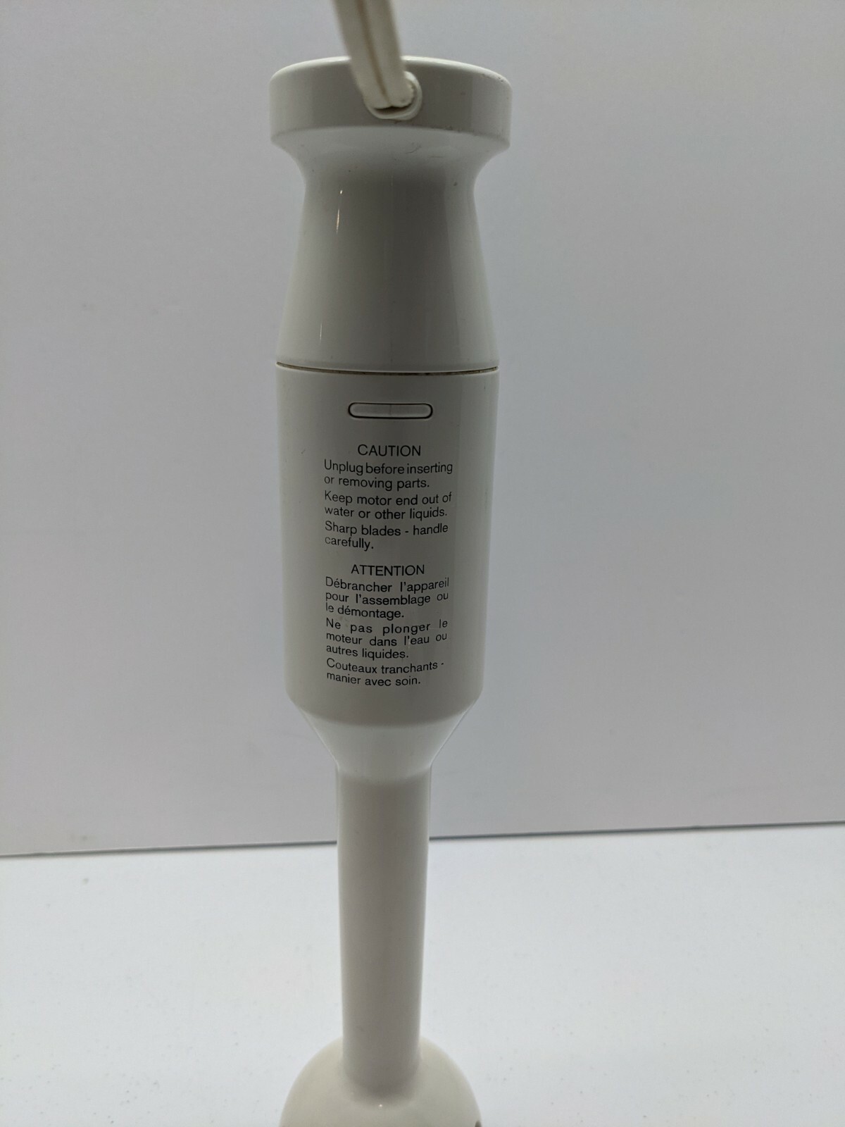 Genuine Braun 4169 12" 160 W 120 V 60 HZ Electric Handheld Mixer