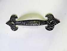 Black Handle Garage Door Lift Fleur De Lis pack of 3