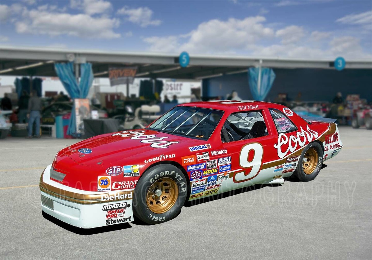Ford Thunderbird NASCAR Race Car Photo CA1973 | eBay