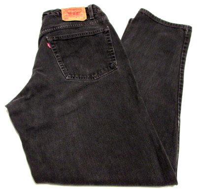 00s levi's 550 ブラックデニム 33×28 Levi's(リーバイス) 90's 550 black denim pants ブラック