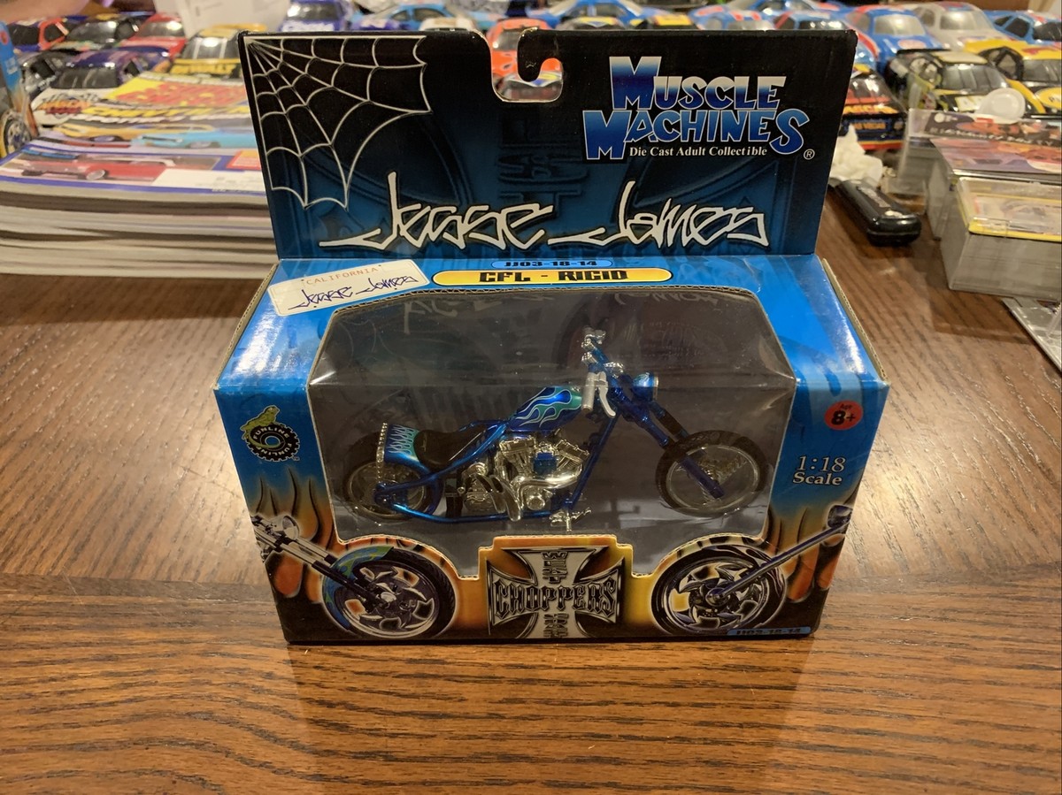 Muscle Machines Jesse James West Coast Choppers 1:18 CFL Rigid