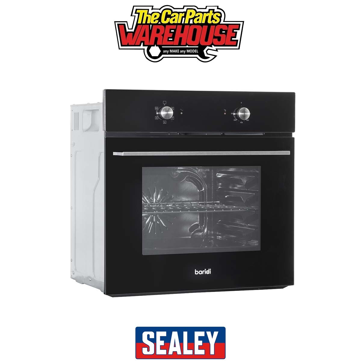Sealey DH124 Baridi Integrated Fan-Assisted Electric Oven 60cm 55L Capaci