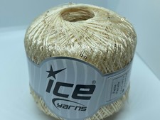 Petite Paillette Dark Cream with Gold Mini Sequin 78433 Ice Yarns 50gr 437yds