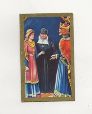 58/40 SAMMELBILD KAISER HEINRICH - TOCHTER DES GRAFEN DIETRICH KRONE GOLD ? MODE