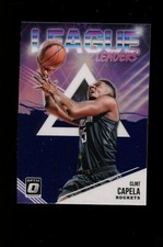 2018 Donruss Optic Purple Holo Prizm League Leaders #10 Clint Capela Rockets