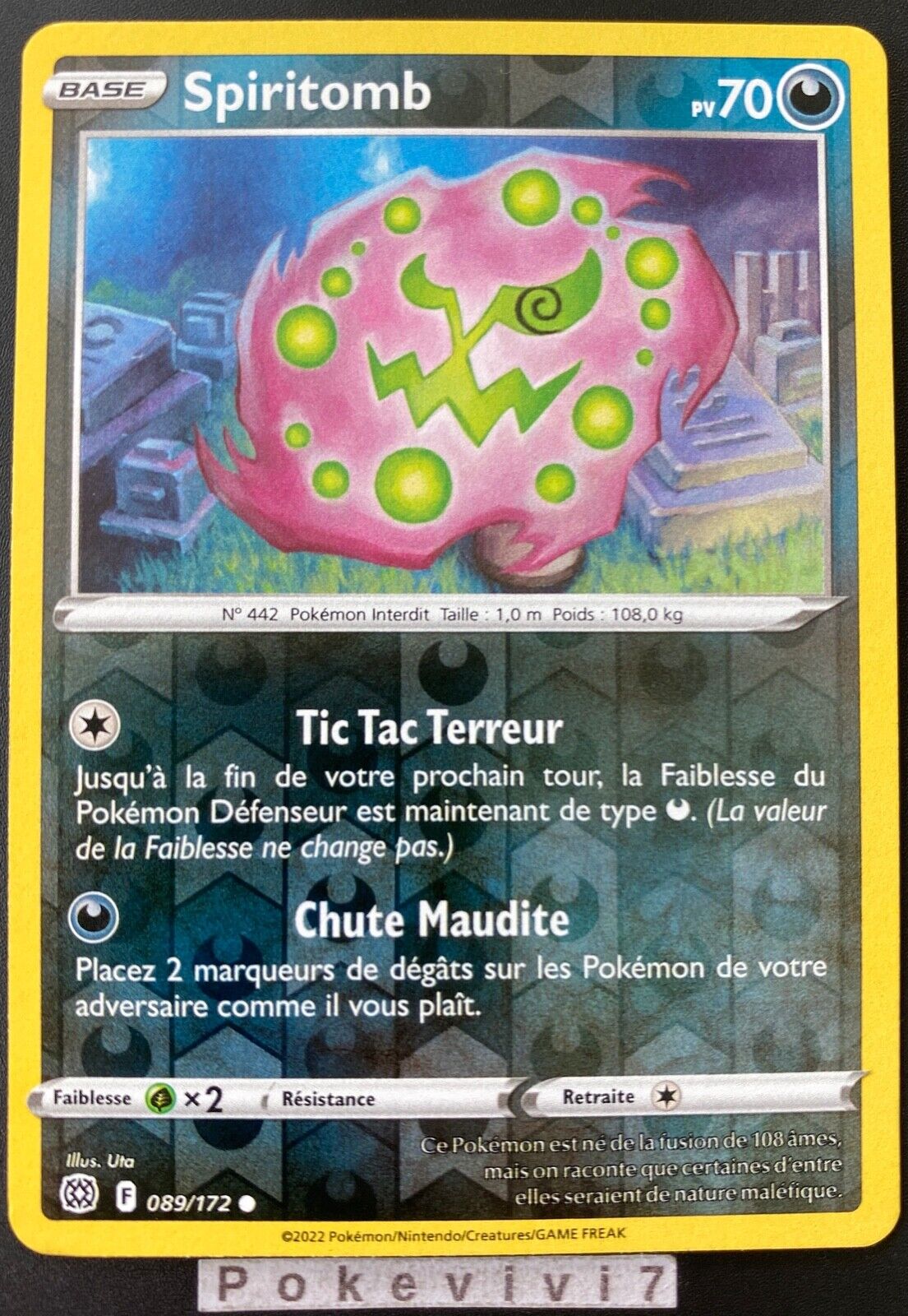 089 / 193 spiritomb holo pokemon card tcg escar - Comprar Cartas  Colecionáveis antigas no todocoleccion