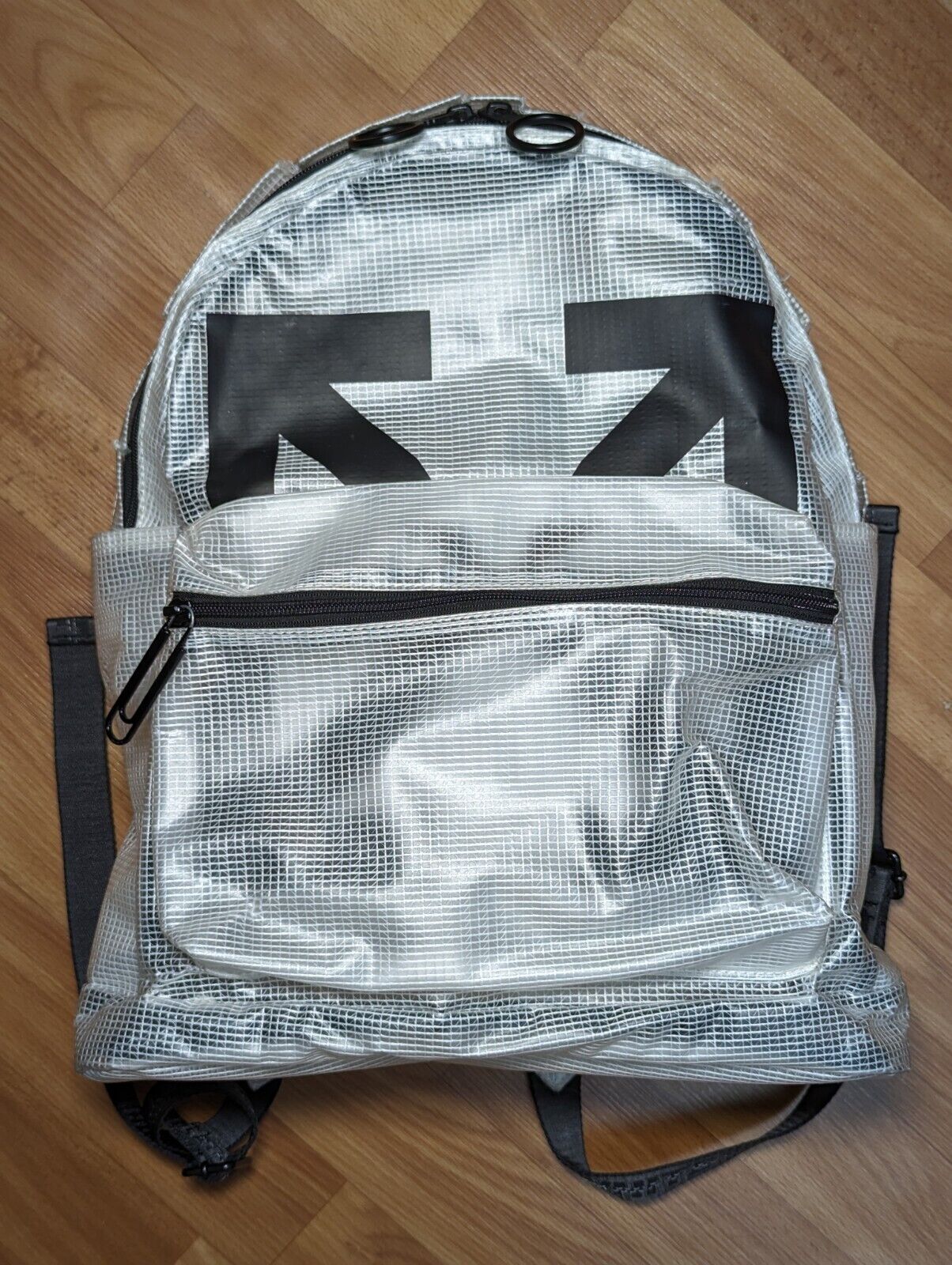 Off-White transparent backpack