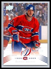 2008-09 UD Montreal Canadiens Centennial Parallel #75 Benoit Brunet 34/100 14159