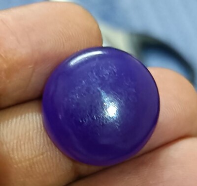 20.60 CT China Wonderful Jade jadeite Blue Color Round Shape A++Loose ...