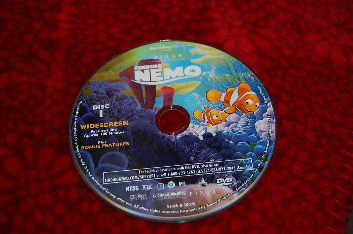 Finding Nemo DVD only, (limited Artwork) 2003 786936826302| eBay