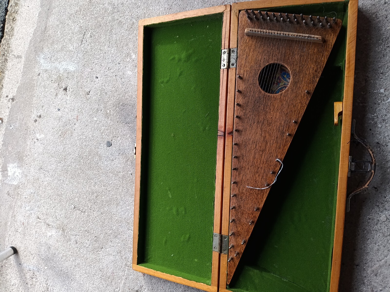 Bowed Psaltery Vintage String Violin Zither Instrument eBay