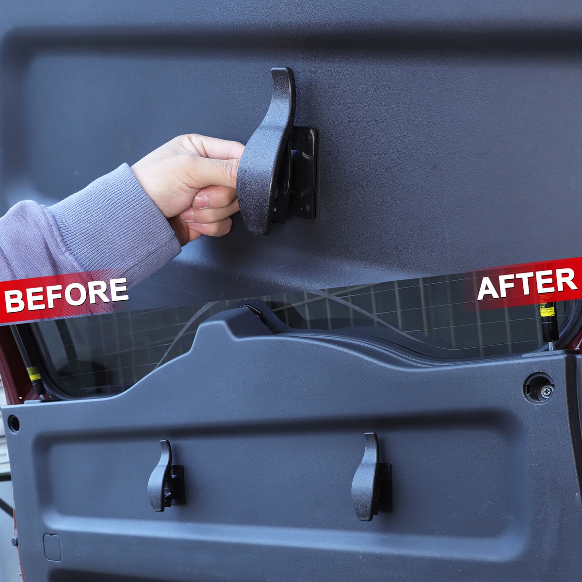 Accessories Car Rear Trunk Hanging Hook Umbrella Holder Mounting Bracket Trunk O - Foto 4