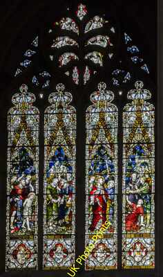 Photo 12x8 Window s.24, Beverley Minster Glass by Hardman, 1905, depicting c2015