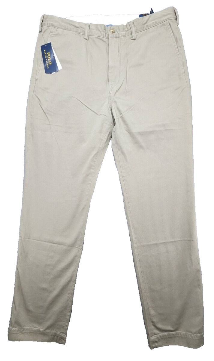 Polo Ralph Lauren Chino Pants Mens 36W 34L Beige Classic Fit Twill