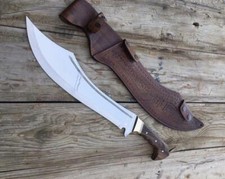 BEAUTIFUL CUSTOM HANDMADE 22'' HIGH CARBON STEEL TOOL HUNTING BOWIE WITH SHEATH