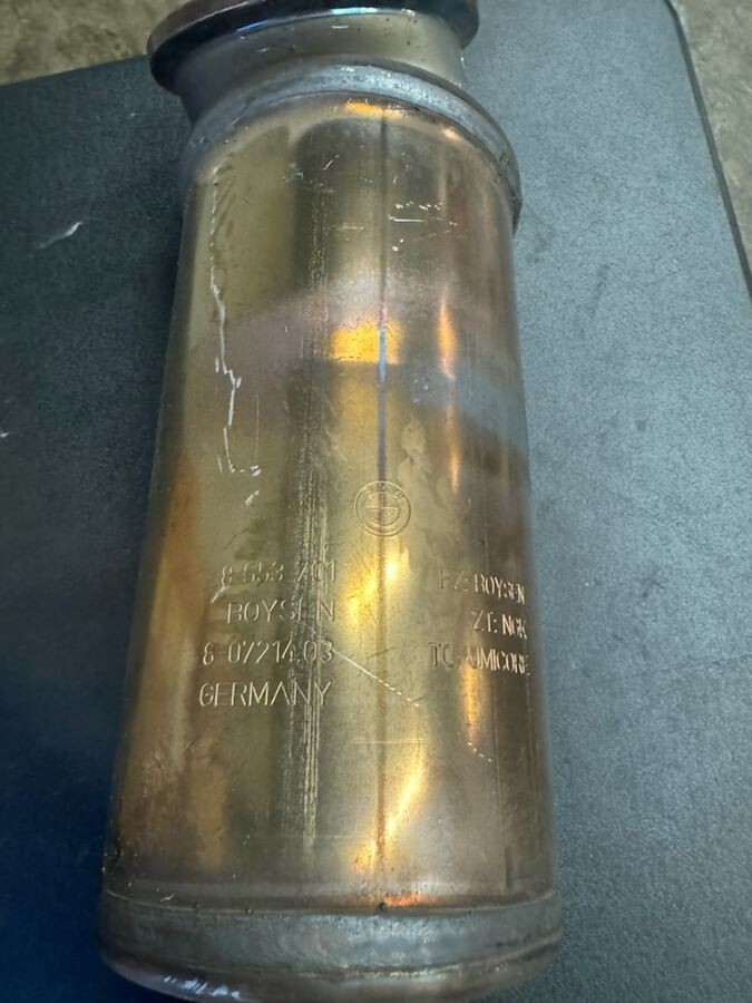 BMW OEM B58 downpipe / catalytic converter G30 540i 440i 340i 240i