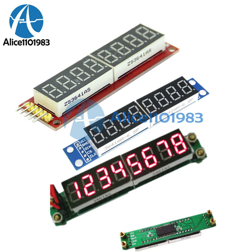 MAX7219 8-Digit LED Display 7 Segment Digital Tube For Arduino 