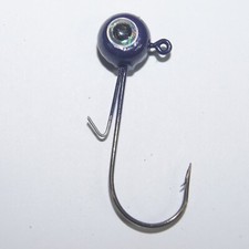 Aspirin Head Jigs, Painted, BHW, Multi Hooks & Eyes, (7) Sizes, (10) Per Pack