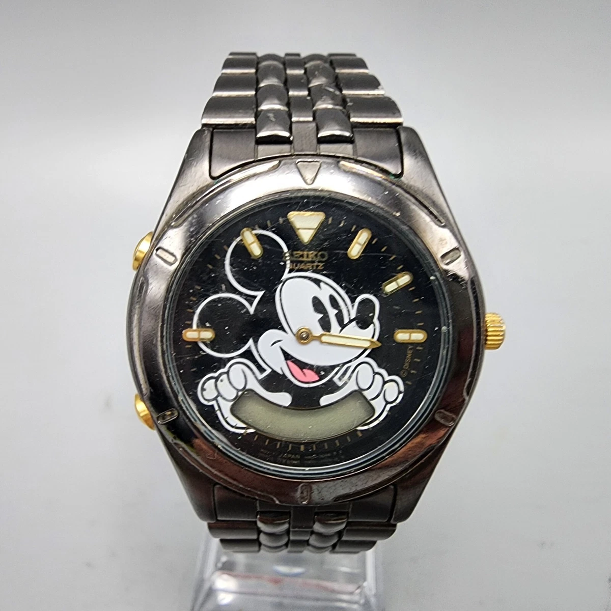 Mens seiko mickey store mouse watch
