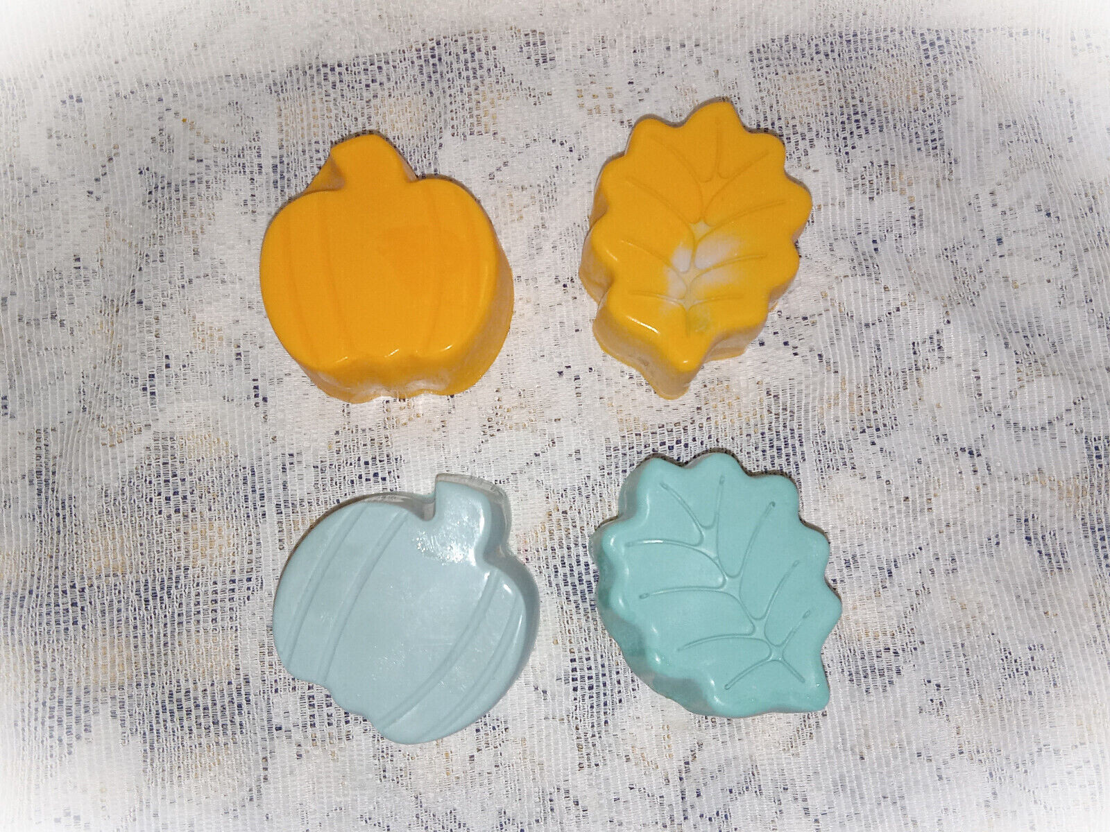 Pumpkin n Oak leaf Soap set, choice of soap type, scent, FREE ship, 180+ scents