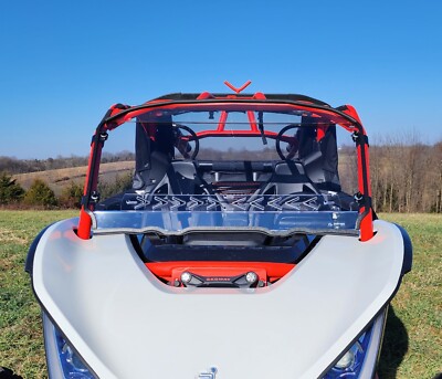 Segway Villain Lexan Windshield with Dual Vents and Quick Install Straps