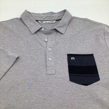 Travis Mathew Mens Short Sleeve Pima Cotton Blend Golf Polo Size XXL