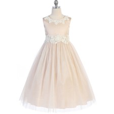 BLUSH Size 14 Flower Girl Dress Bridesmaid Recital Birthday Party Prom Recital