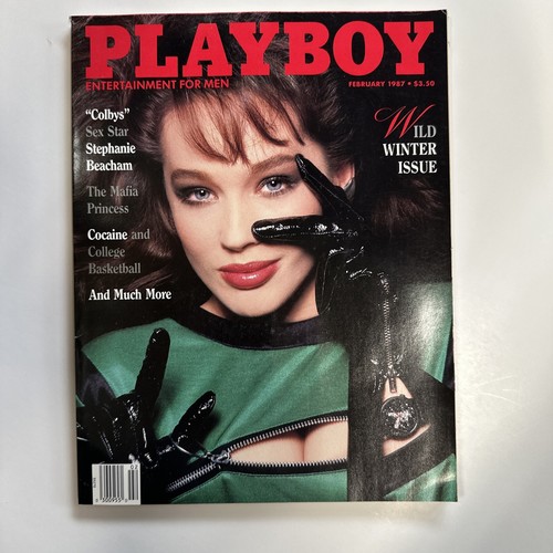 Playboy Magazines from 1987 February Stephanie Beacham Centerfold
