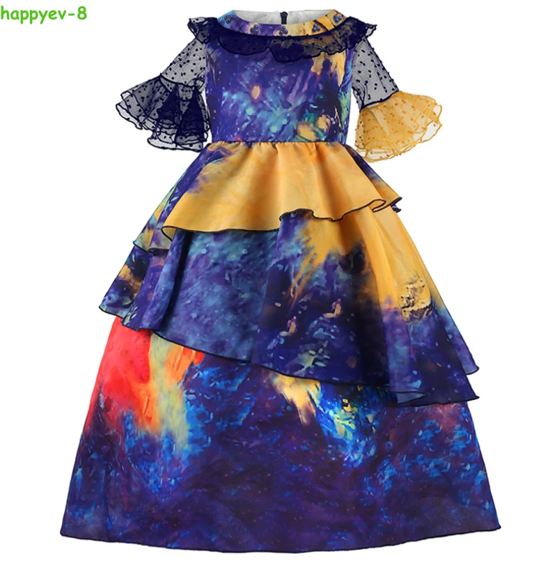 Vestido Encanto Madrigal Isabela Niñas Mirabel Juegos con disfraces Halloween Princesa Disfraz Foto 3 de 4