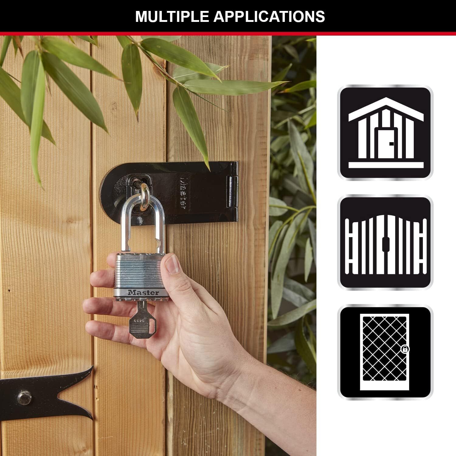 MASTER LOCK Pack of 2 Very High Security Padlocks, Security level 9/10