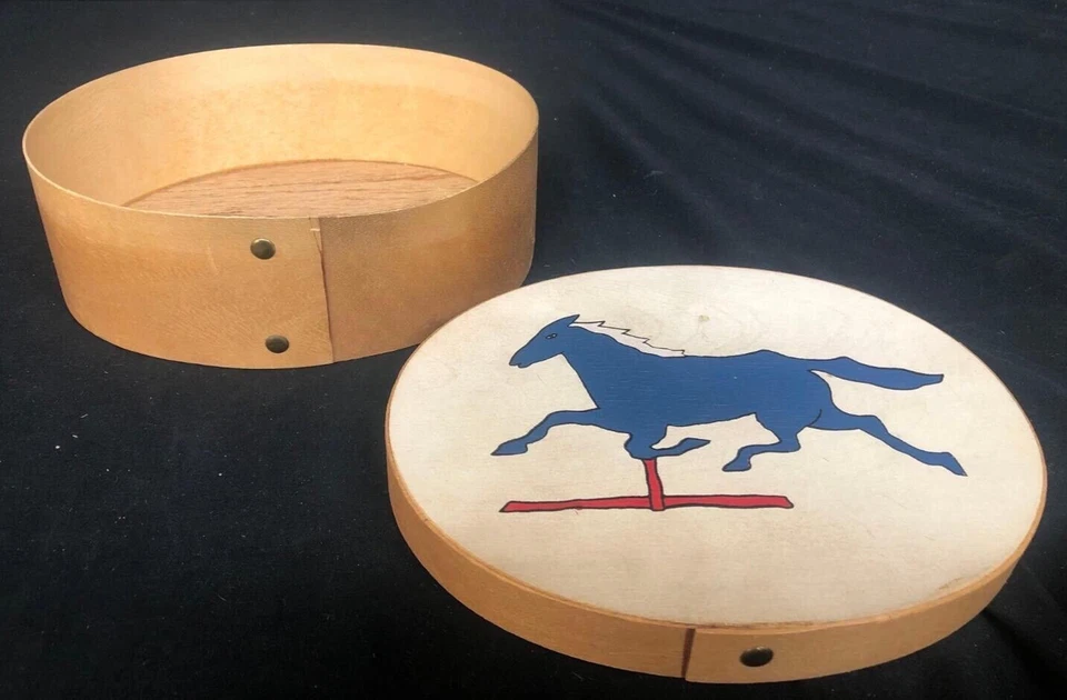 4 Vintage Bent Wood Primitive Shaker Style Nesting Pantry Boxes- EC! - Image 3 of 4