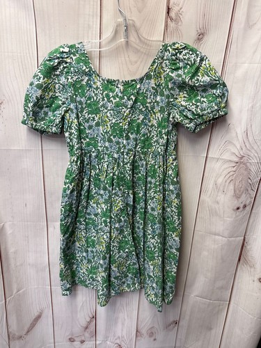 Crewcuts Girl's Size 8 Green Floral Dress - Picture 3 of 6