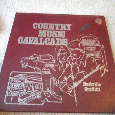 3 LP Record Box Set Country Music Cavalcade Nashville Graffiti