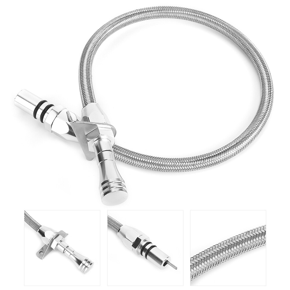 Stainless Steel 350 Transmission Dipstick For GM TH350 Tranny SBC BBC