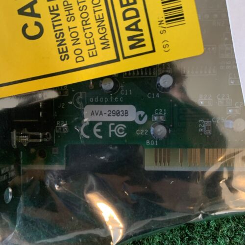 Adaptec AVA-2903B SCSI Card Adapter Sealed New Enjoy Fast Free Shipping - Picture 3 of 4