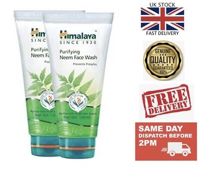 Himalaya Herbals Purifying Neem Face Wash 150ml X 2 Packs