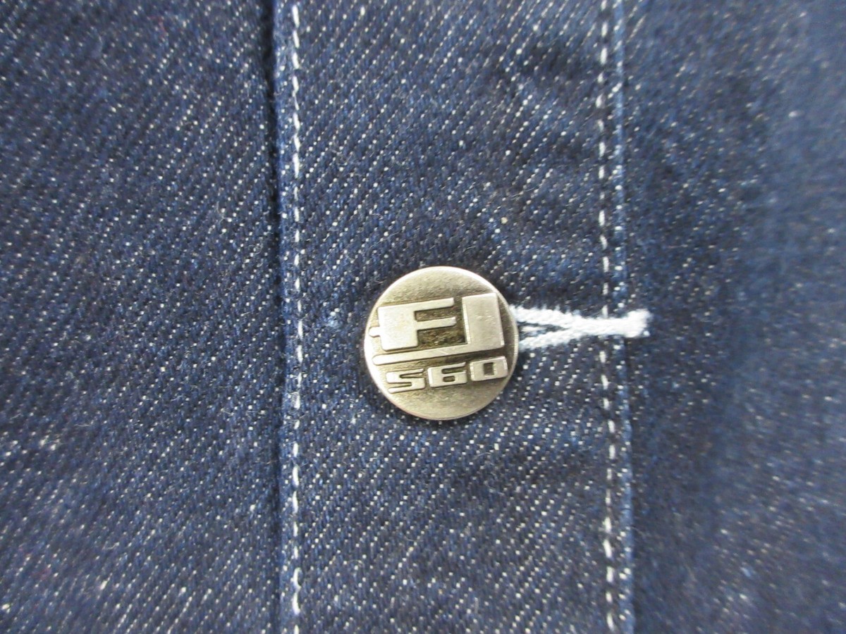VINTAGE FJ560 Fat Joe Jacket Mens 4XL Blue Denim Street Wear Hip 