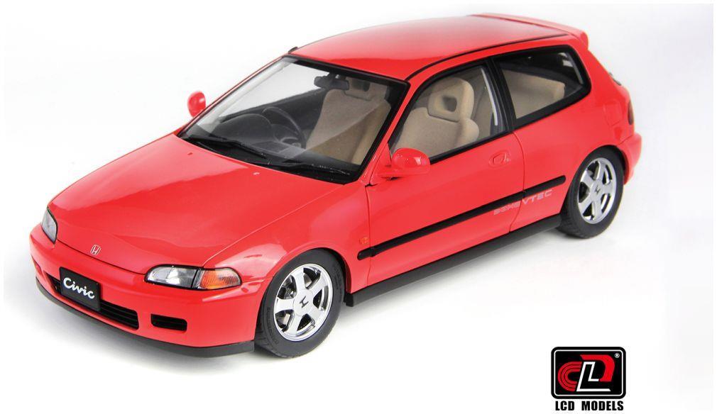 1/18 LCD MODELS ホンダ シビック EG6 SiR Ⅱ 1991 LCD Models 1:18 Honda Civic (EG6) SiR II in Red – Model Cars