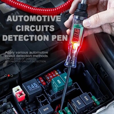 Automotive Electrical Volt Test Light/Long Probe for Wire/Fuse/Socket and More