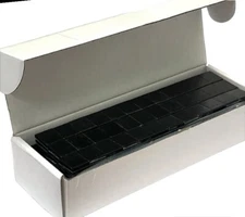 1 BOX 1/4 OZ BLACK WHEEL WEIGHTS STICK-ON ADHESIVE TAPE  LEAD-FREE 180PCS