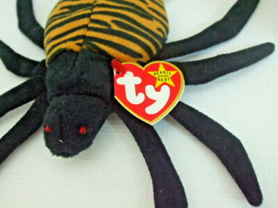 TY Beanie Baby Spinner the Spider October 28 1996 Retired Vintage