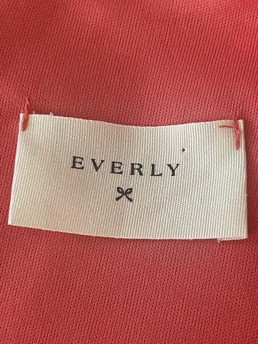 EVERLY SLEEVELESS ROUND NECK KEYHOLE BACK POCKET SHIFT SWING DRESS Coral Small - Picture 8 of 8