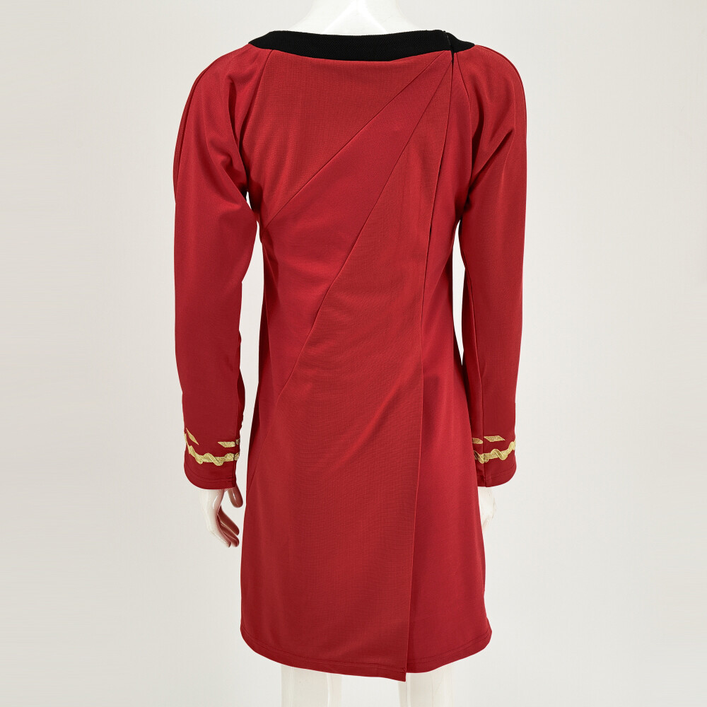 Cosplay TOS Female Duty Uniforms The Original Series Blue Gold Red